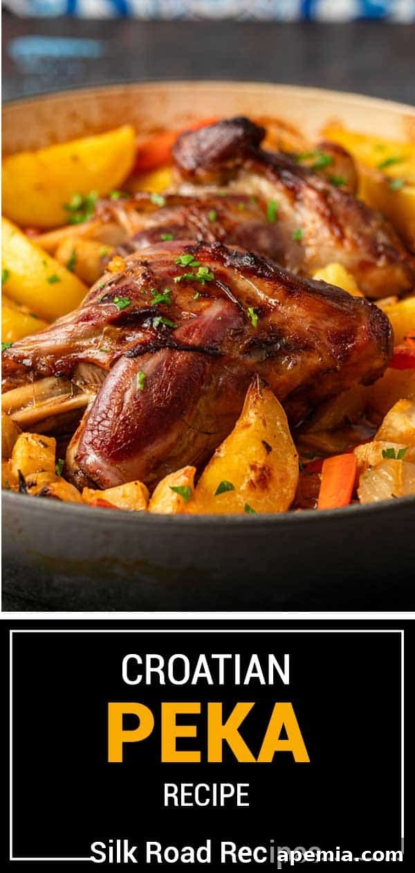 titled image (and shown) croatian peka recipe