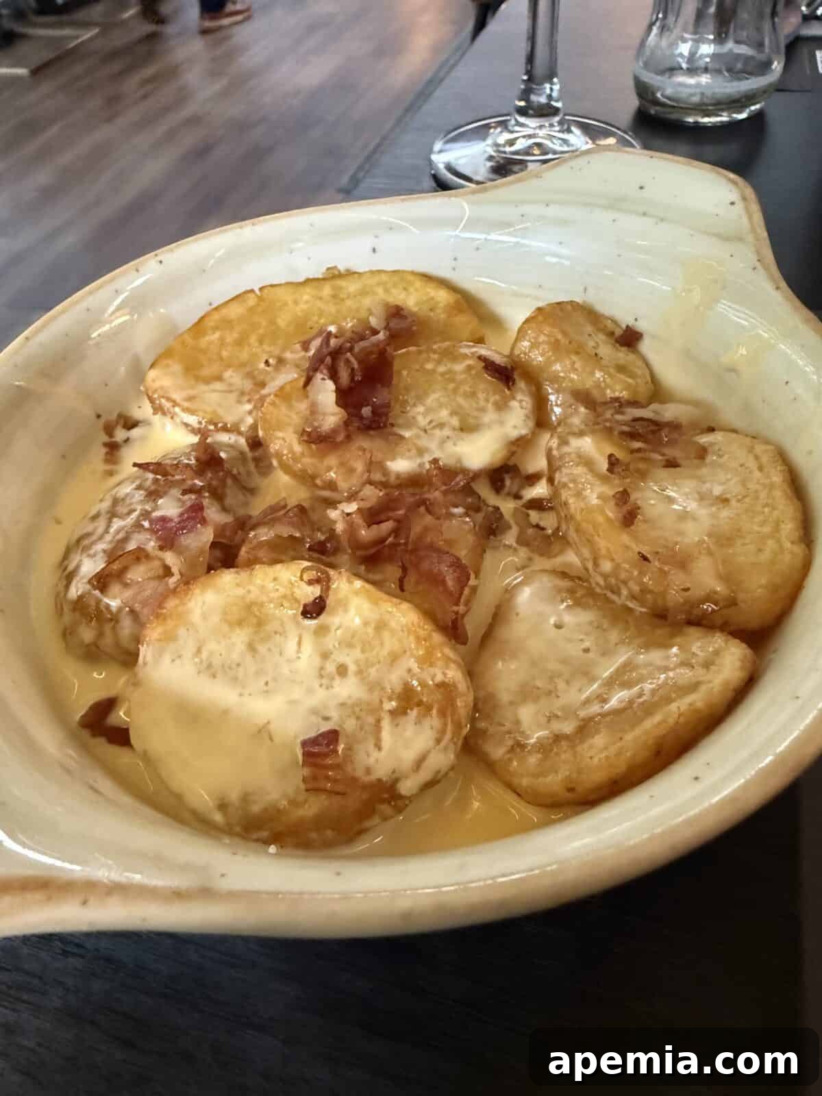 Classic Balkan Flatbread Lepinja 17 white plate of chicken
