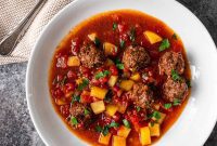 Rich Homestyle Meatball Stew