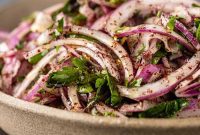 Zesty Turkish Sumac Onion Salad