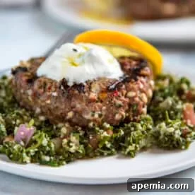 Grilled Greek Lamb Burger with Feta and Tzatziki 8 img 36192 7
