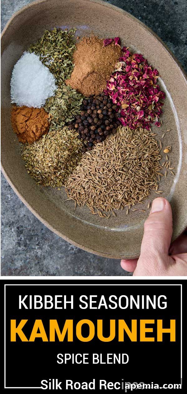 titled image (and shown) kibbeh seasoning kamouneh spice blend